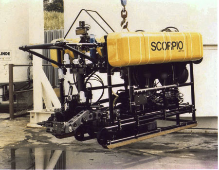 SCORPIO Vehicle with Grips Manipulator arm