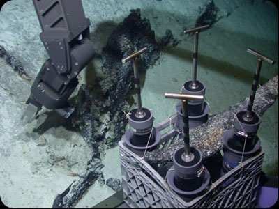 Predator arms on the NOCS 'Isis' ROV